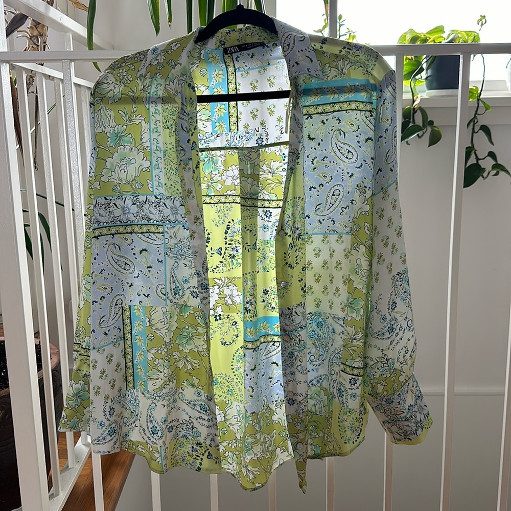 Zara Multi-design blouse [Size S]